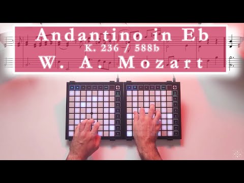 Andantino in Eb // W. A. Mozart K.236 / 588b [RCM Level 6, LPX keygrid]