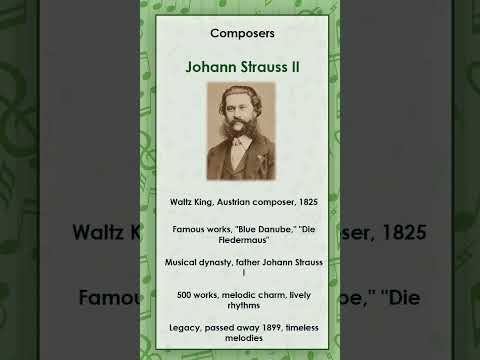 Johann Strauss II simply and briefly explained