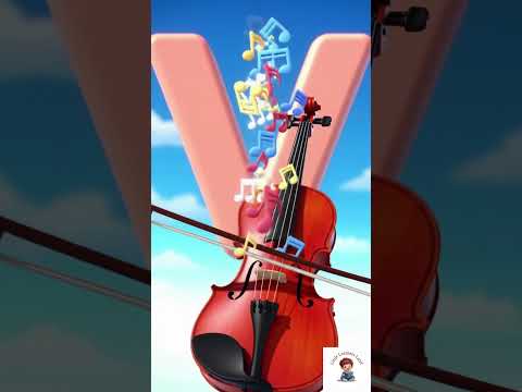 V is for Violin! 🎻 Alphabet Fun | Little Learners Land